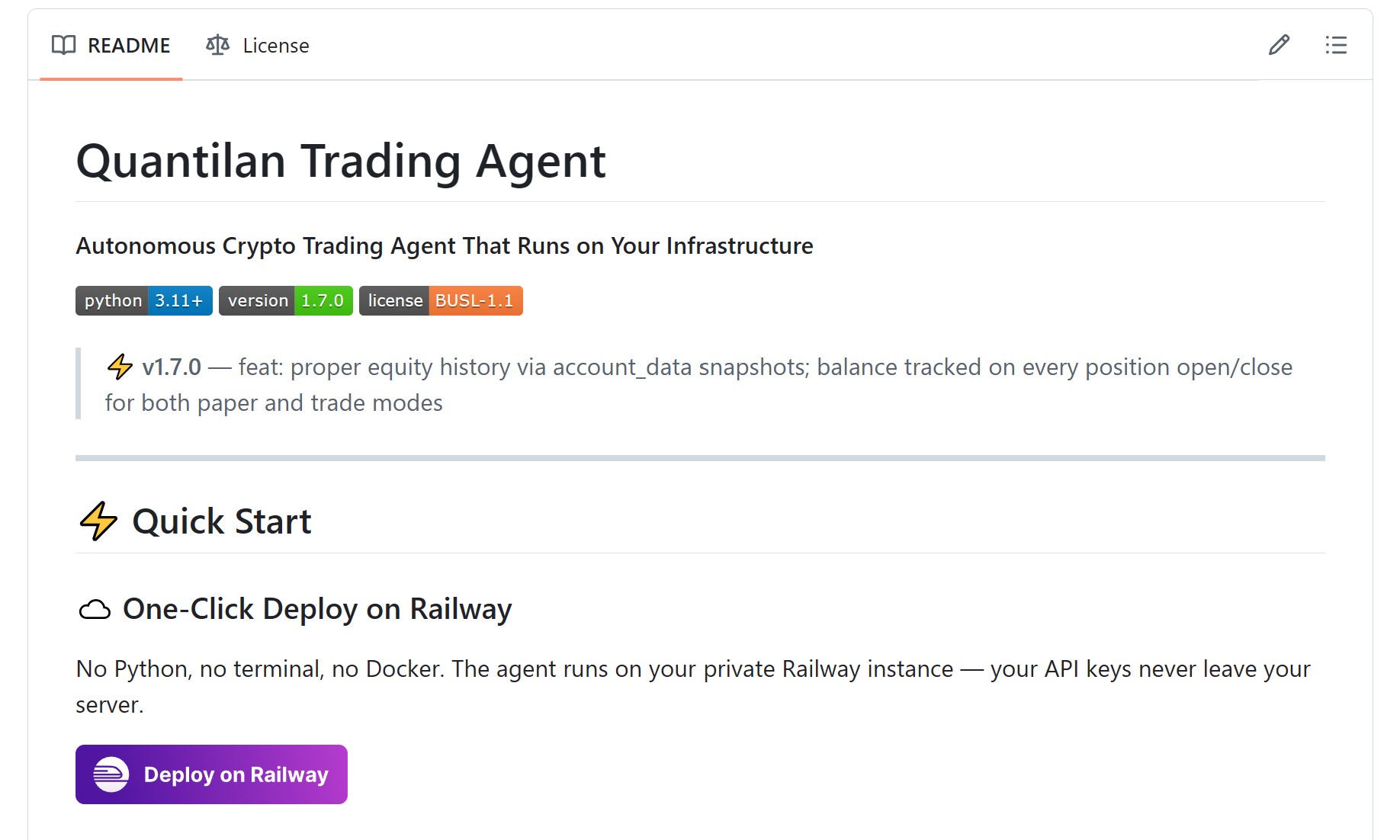 Deploy Trading Bot