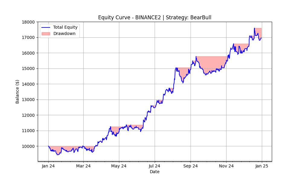 BearBull 2024 Equity Curve