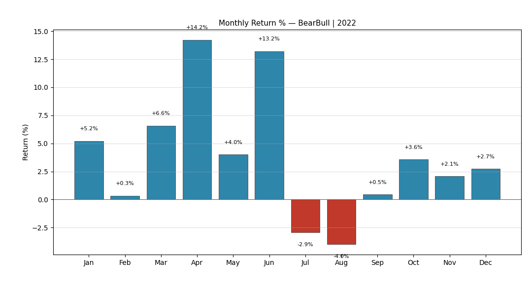 BearBull 2022 Monthly Returns